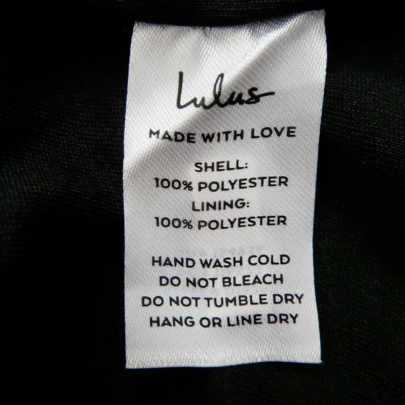 LULUS Fabulous Festivities Strapless Ruffled Trumpet Dress Black SZ S - Picture 11 of 12